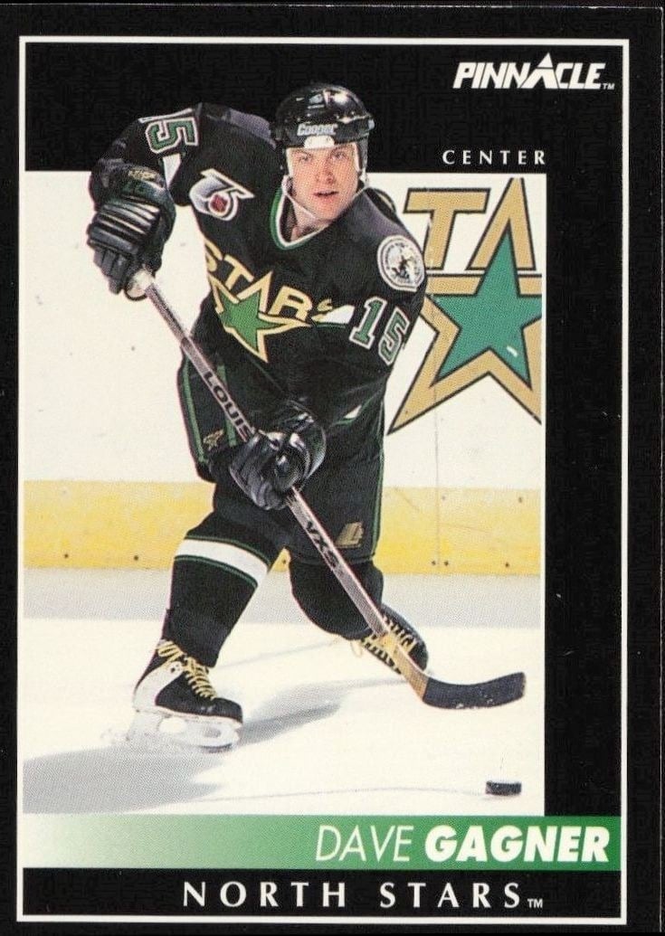 1992-93 Pinnacle Dave Gagner #85 trading card