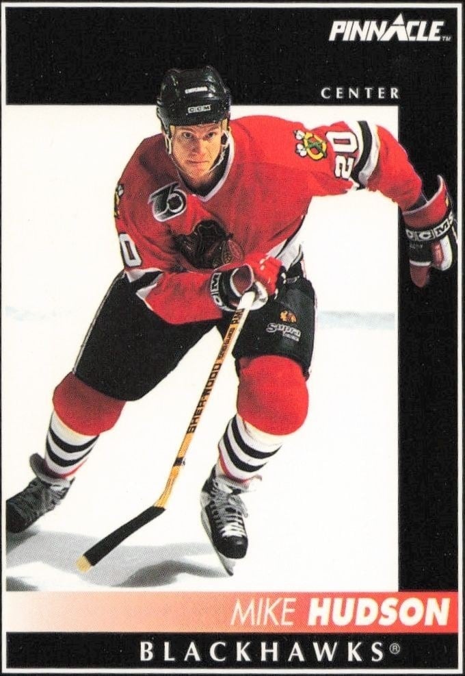 Kris King 1992-93 Pinnacle #253 Hockey Trading Card - Front 1992-93 Pinnacle Kris King #253 hockey trading card front