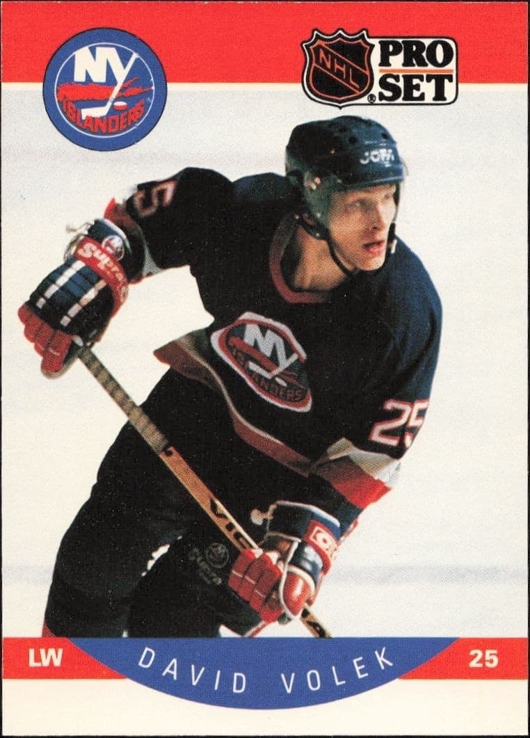 1990-91 Pro-Set Series 1 David Volek #193 trading card
