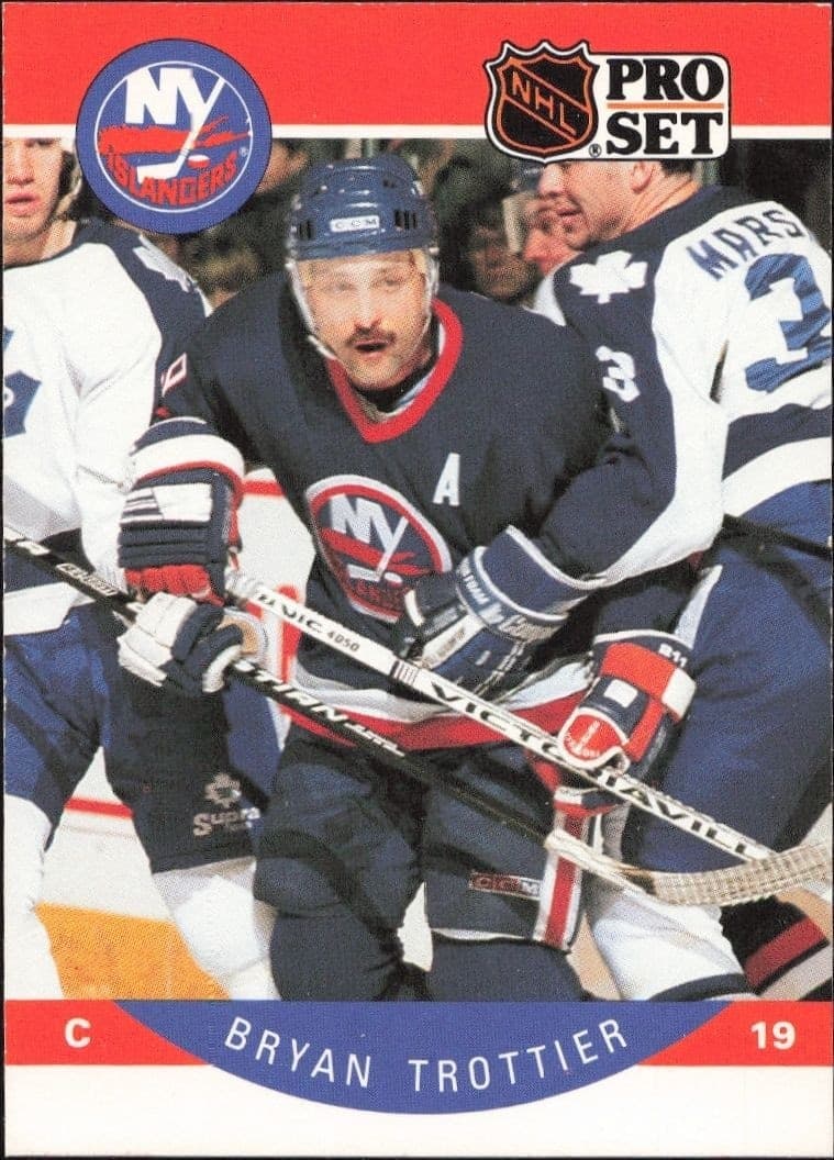 1990-91 Pro-Set Series 1 Bryan Trottier #192 trading card