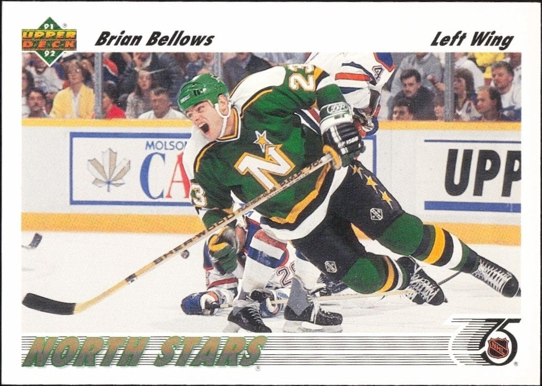 1991-92 Upper-Deck Brian Bellows #236 trading card
