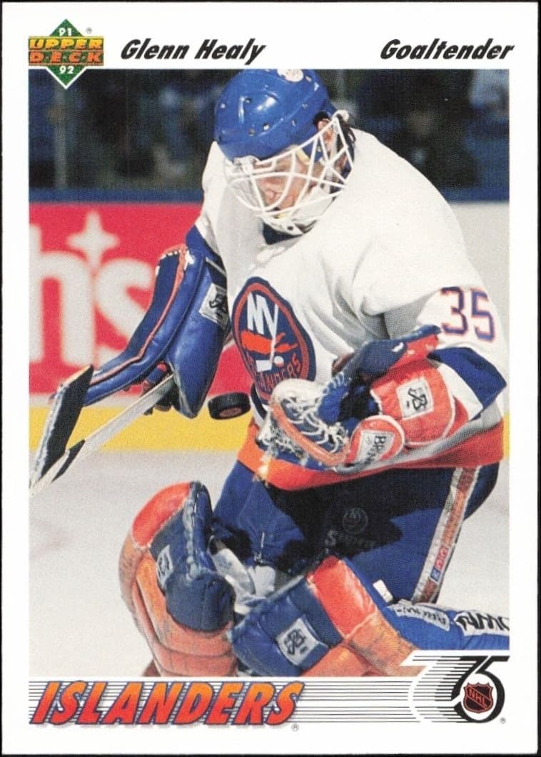1991-92 Upper-Deck Glenn Healy #224 trading card