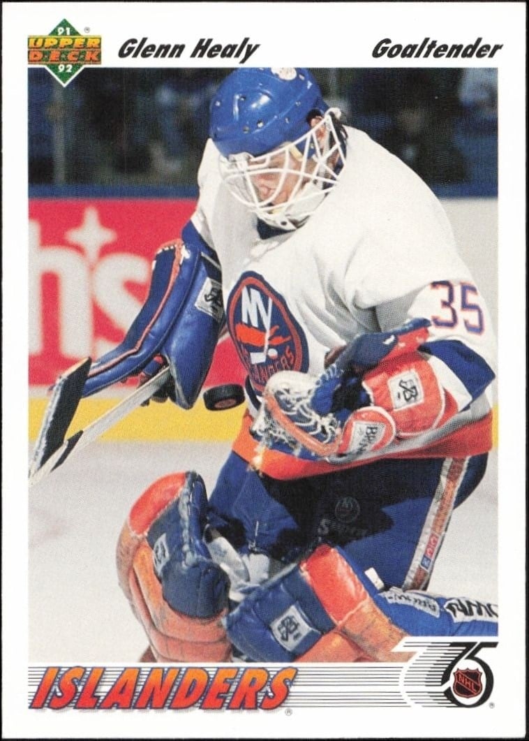 1991-92 Upper-Deck Glenn Healy #224 trading card