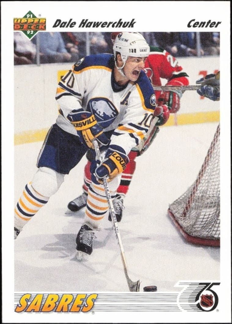 1991-92 Upper-Deck Dale Hawerchuk #126 trading card