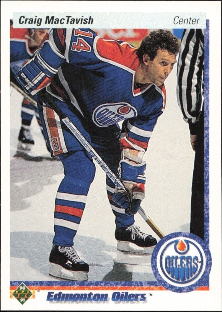 1990-91 Upper-Deck Craig MacTavish #169 trading card