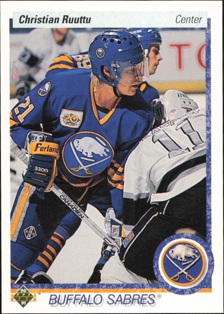 1990-91 Upper-Deck Christian Ruuttu #170 trading card