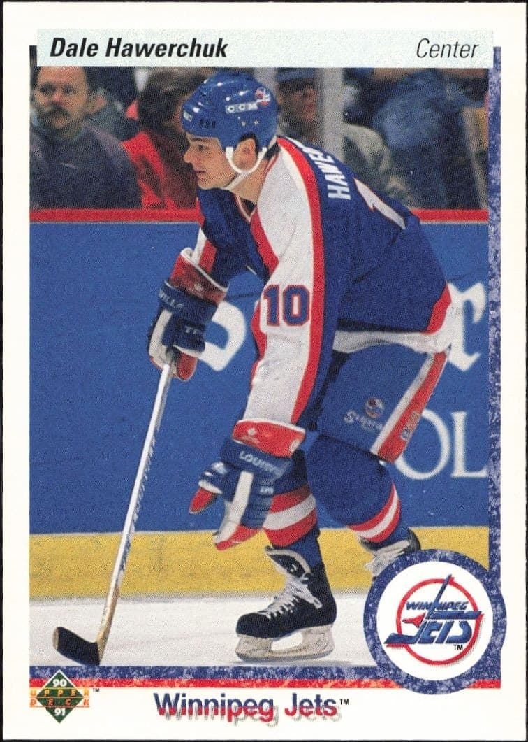 1990-91 Upper-Deck Dale Hawerchuk #53 trading card