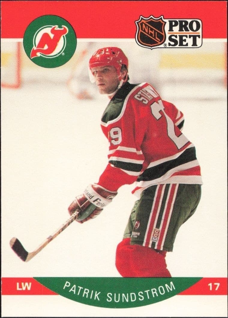 1990-91 Pro-Set Series 1 Patrik Sundstrom #176 trading card