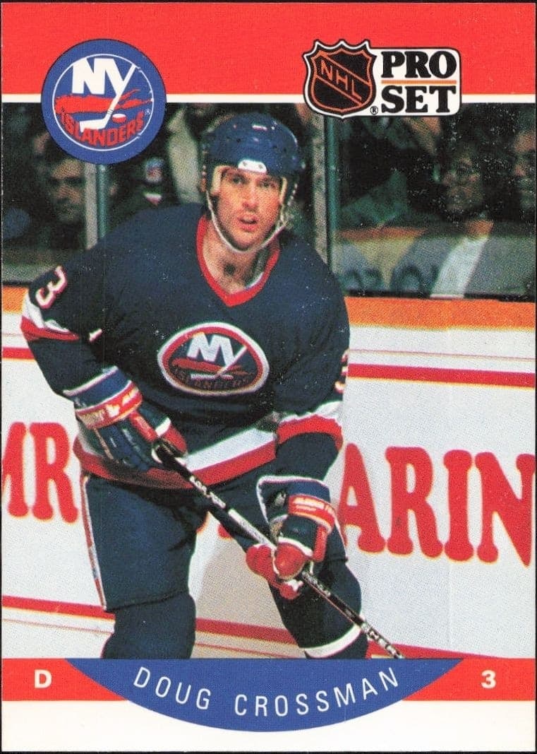 1990-91 Pro-Set NHL Series 1 Doug Crossman #179 trading card