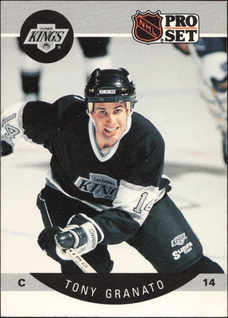 1990-91 Pro-Set NHL Series 1 Tony Granato #117 trading card