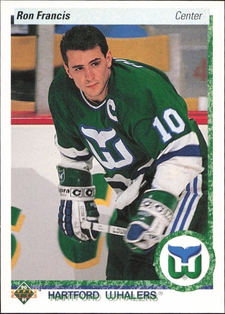 1990-91 Upper-Deck Ron Francis #67 trading card