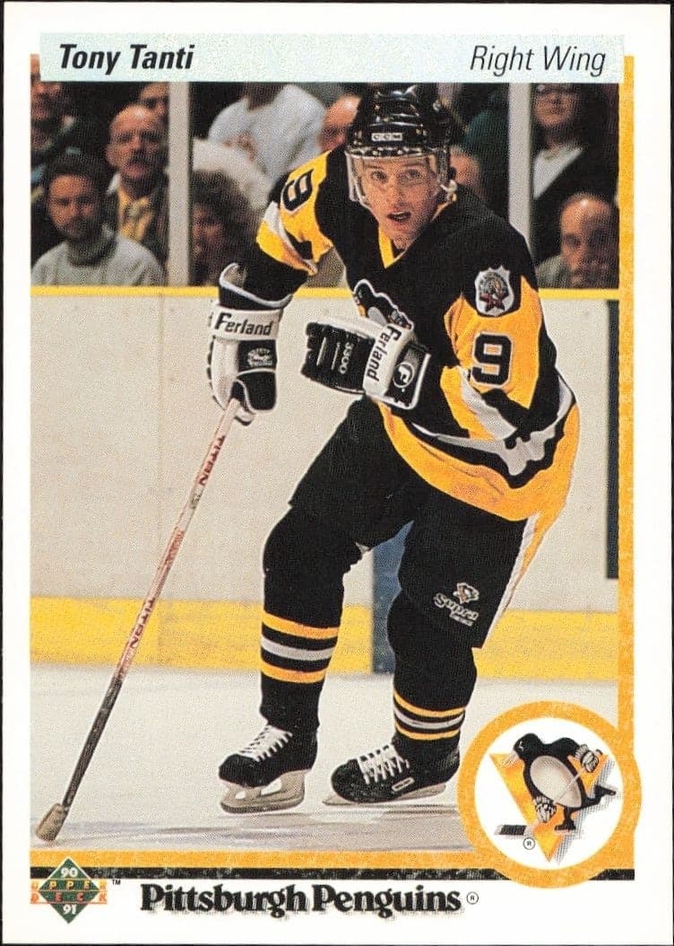 1990-91 Upper-Deck Tony Tanti #197 trading card