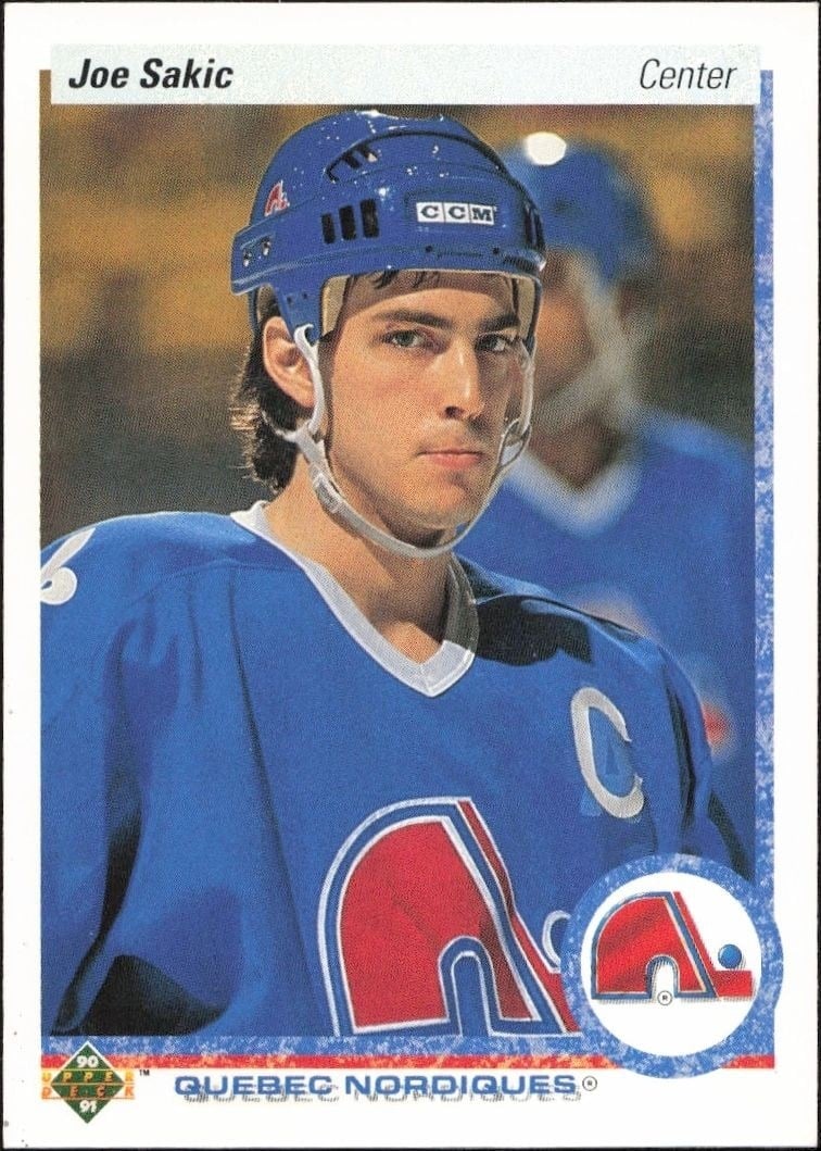 1990-91 Upper-Deck Joe Sakic #164 trading card