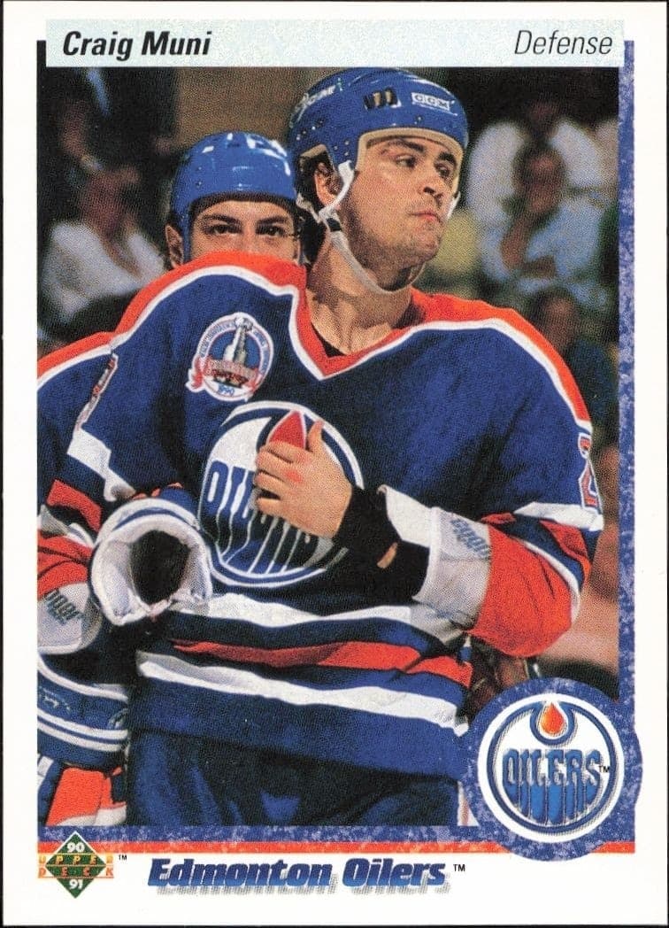 1990-91 Upper-Deck Craig Muni #21 trading card