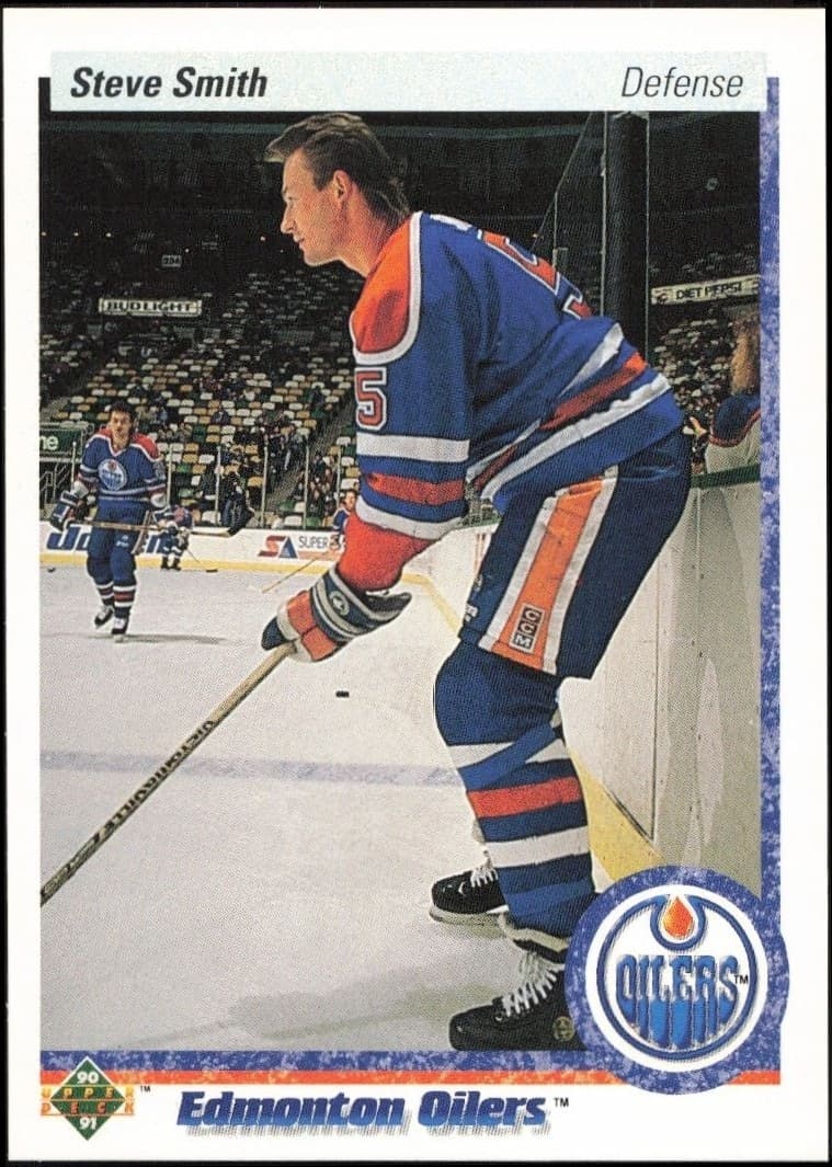 1990-91 Upper-Deck Steve Smith #148 trading card