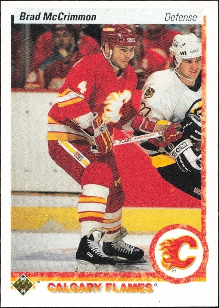 1990-91 Upper-Deck Brad McCrimmon #294 trading card