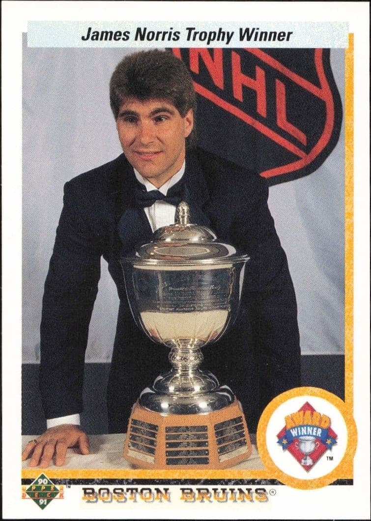 1990-91 Upper-Deck Ray Bourque #204 trading card