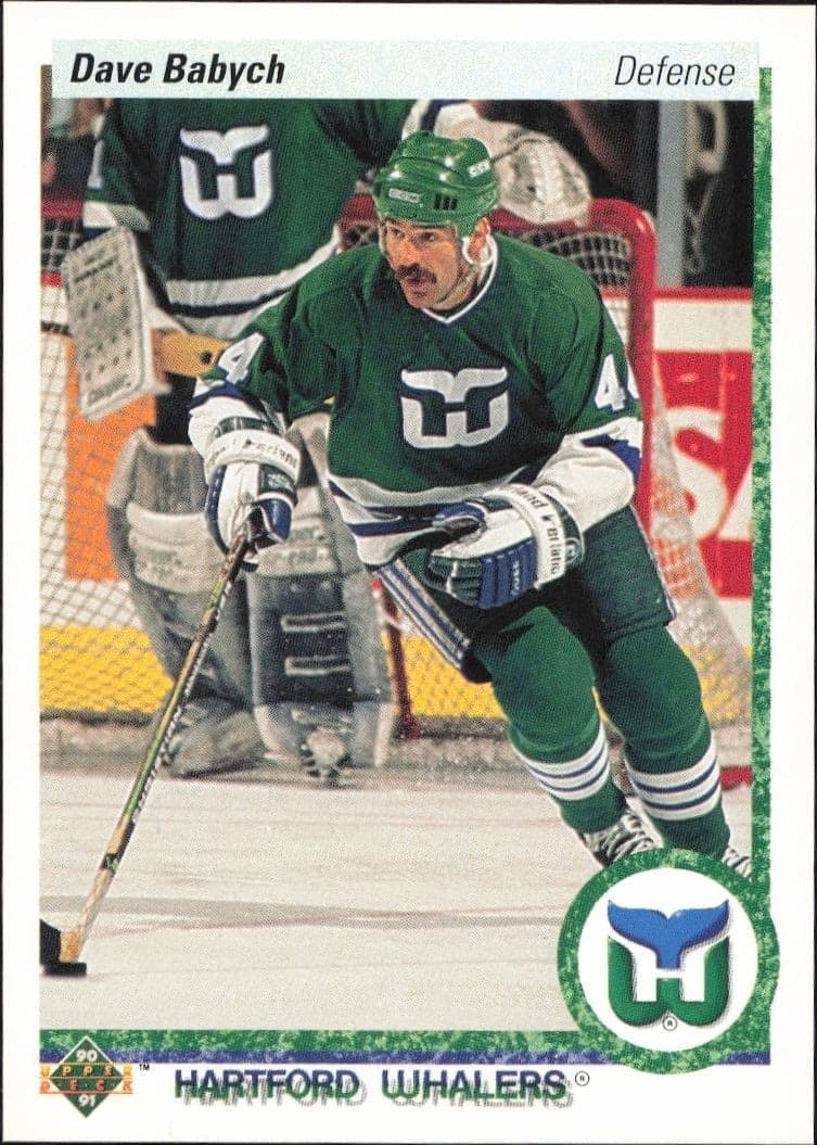 1990-91 Upper-Deck Dave Babych #194 trading card