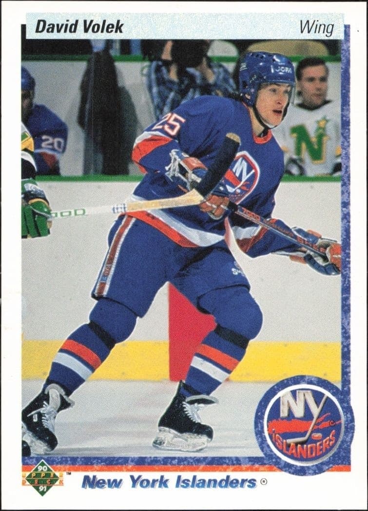 1990-91 Upper-Deck David Volek #1 trading card