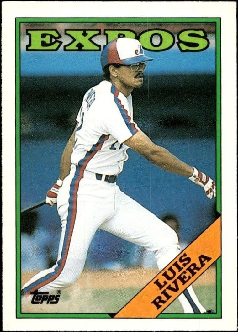 Luis Rivera 1988 Topps Traded #94T Baseball Trading Card - Front 1988 Topps Traded Luis Rivera #94T baseball trading card front