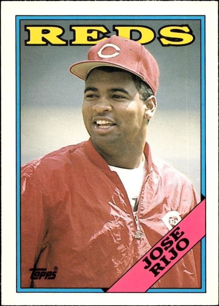Jose Rijo 1988 Topps Traded #92T Baseball Trading Card - Front 1988 Topps Traded Jose Rijo #92T baseball trading card front