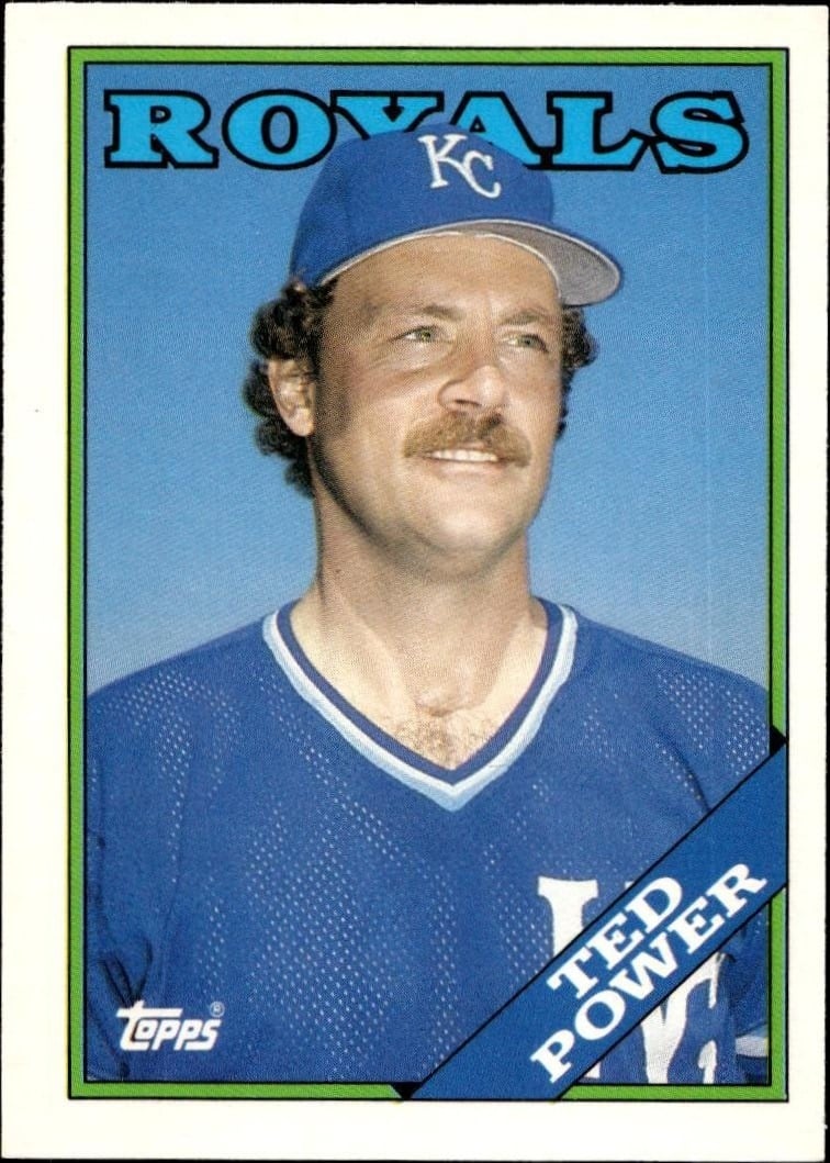 Ted Power 1988 Topps Traded #89T Baseball Trading Card - Front 1988 Topps Traded Ted Power #89T baseball trading card front