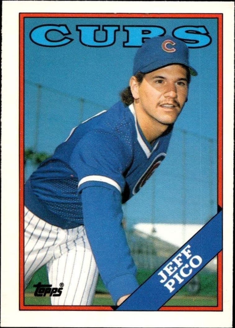1988 Topps Traded Jeff Pico #87T trading card