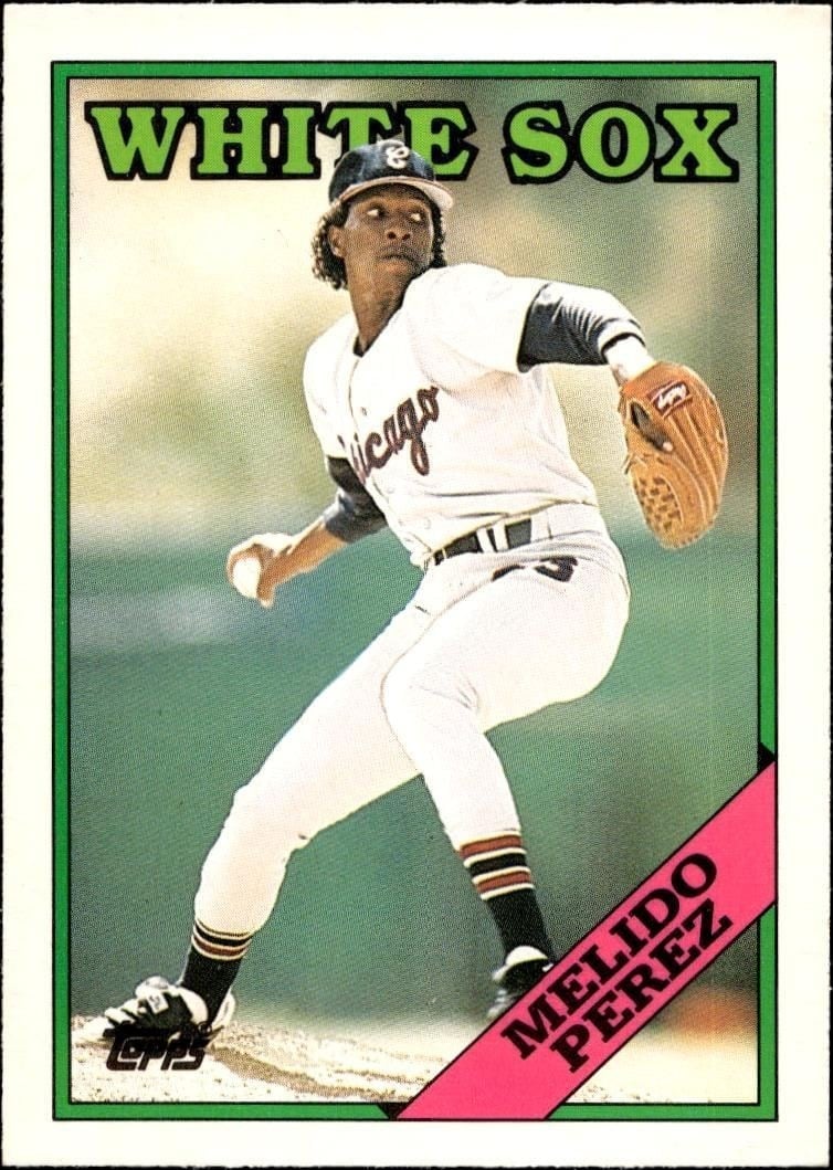 Melido Perez 1988 Topps Traded #83T Baseball Trading Card - Front 1988 Topps Traded Melido Perez #83T baseball trading card front