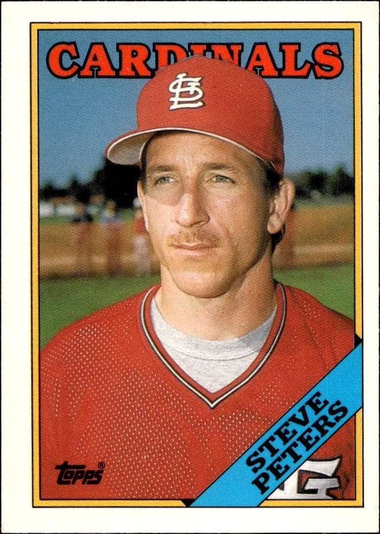 1988 Topps Traded Steve Peters #84T trading card