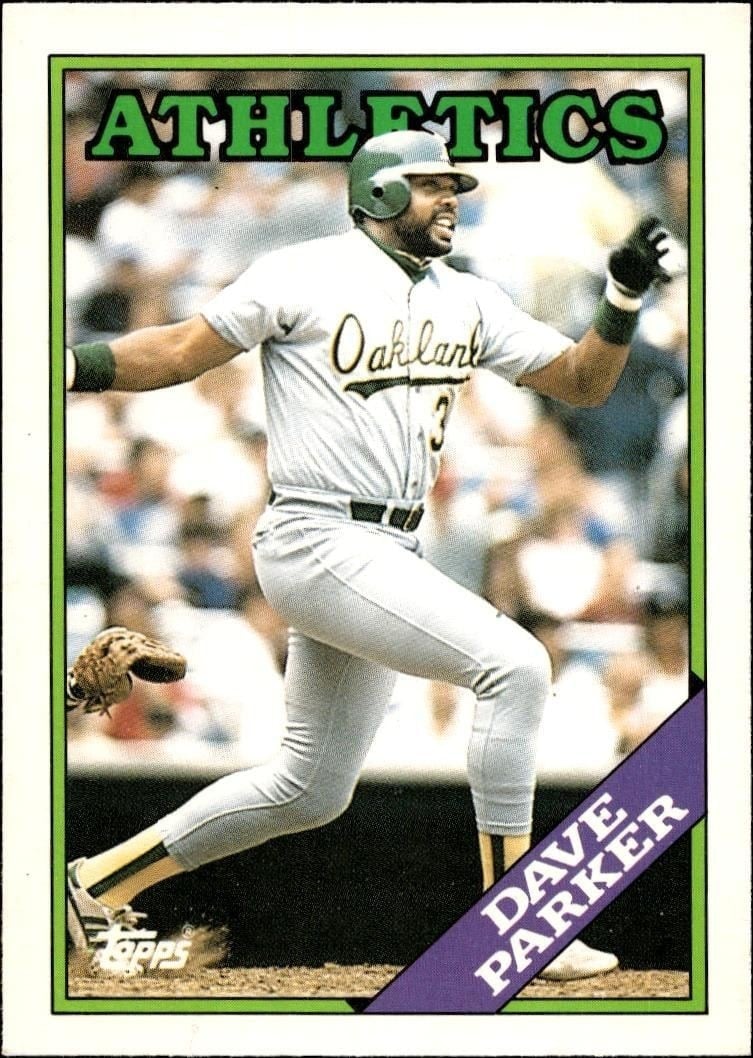 Dave Parker 1988 Topps Traded #81T Baseball Trading Card - Front 1988 Topps Traded Dave Parker #81T baseball trading card front