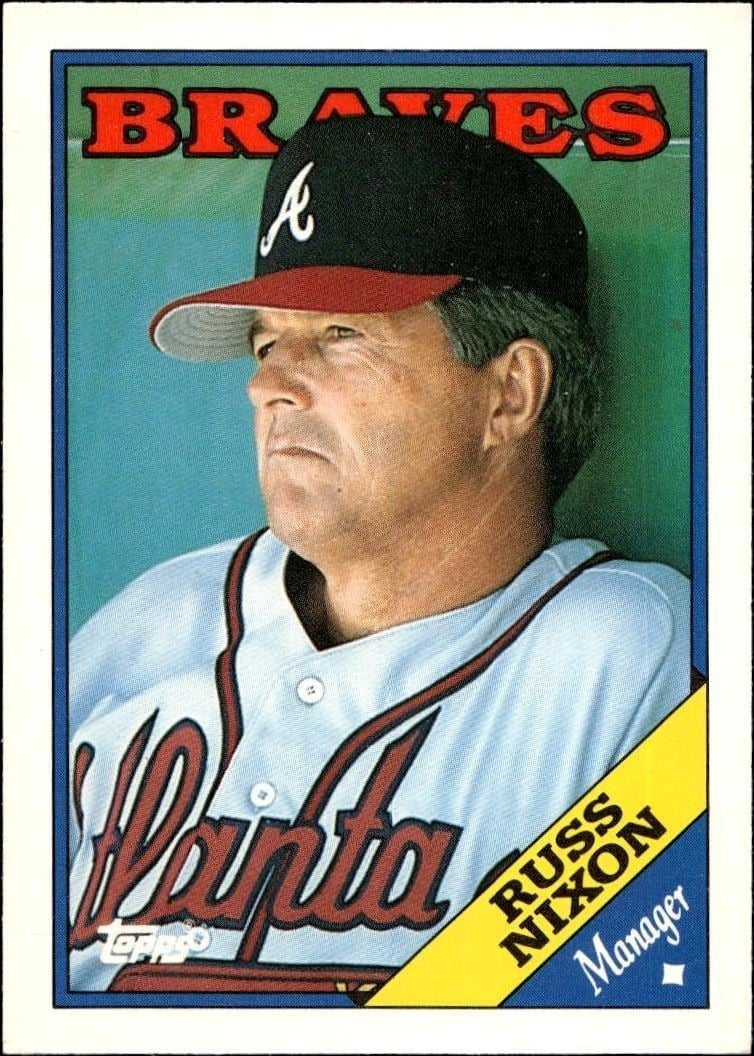 Russ Nixon 1988 Topps Traded #76T Baseball Trading Card - Front 1988 Topps Traded Russ Nixon #76T baseball trading card front