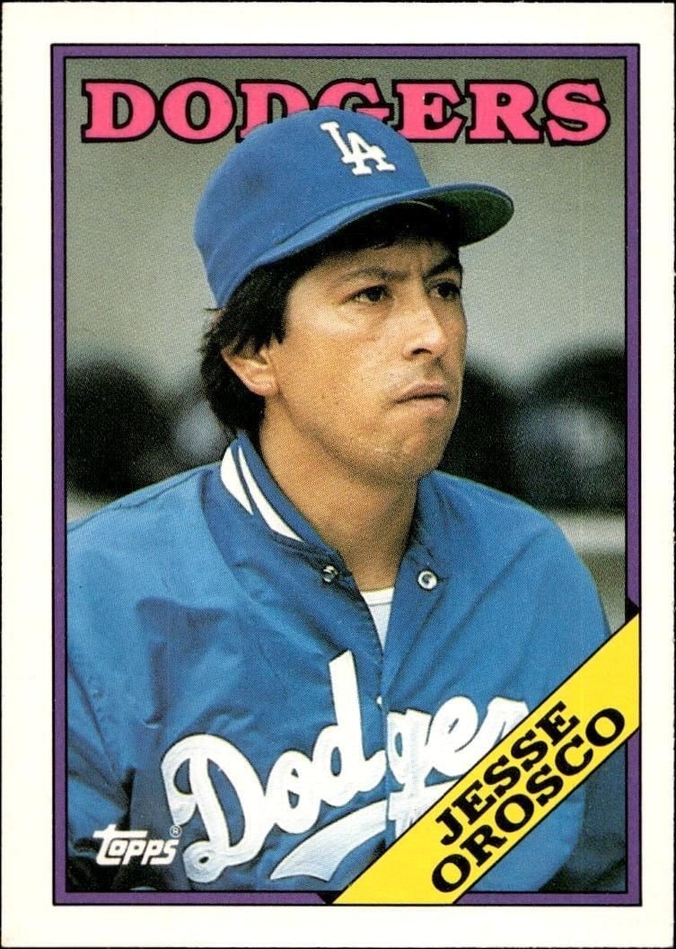 Jesse Orosco 1988 Topps Traded #77T Baseball Trading Card - Front 1988 Topps Traded Jesse Orosco #77T baseball trading card front