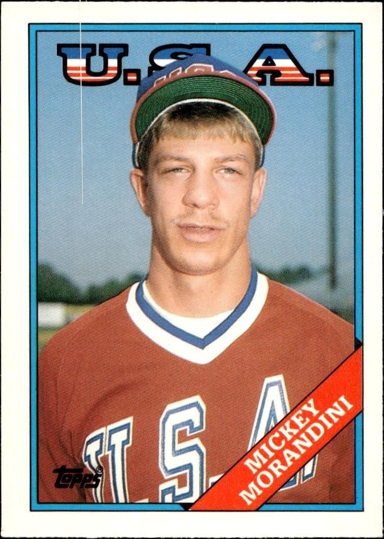 Mickey Morandini 1988 Topps Traded #71T Baseball Trading Card - Front 1988 Topps Traded Mickey Morandini #71T baseball trading card front