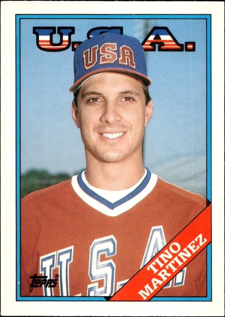 Tino Martinez 1988 Topps Traded #66T Baseball Trading Card - Front 1988 Topps Traded Tino Martinez #66T baseball trading card front