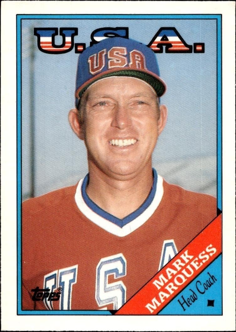 Mark Marquess 1988 Topps Traded #65T Baseball Trading Card - Front 1988 Topps Traded Mark Marquess #65T baseball trading card front