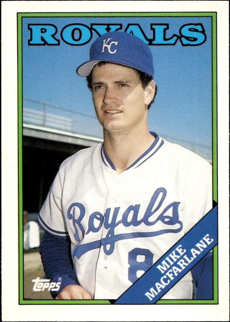 1988 Topps Traded Mike Macfarlane #62T trading card