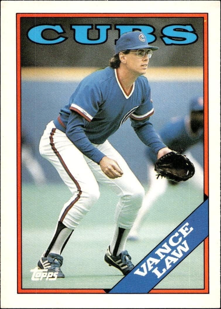Vance Law 1988 Topps Traded #60T Baseball Trading Card - Front 1988 Topps Traded Vance Law #60T baseball trading card front