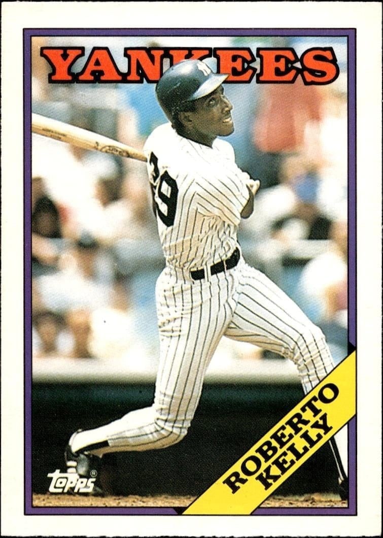 Roberto Kelly 1988 Topps Traded #57T Baseball Trading Card - Front 1988 Topps Traded Roberto Kelly #57T baseball trading card front