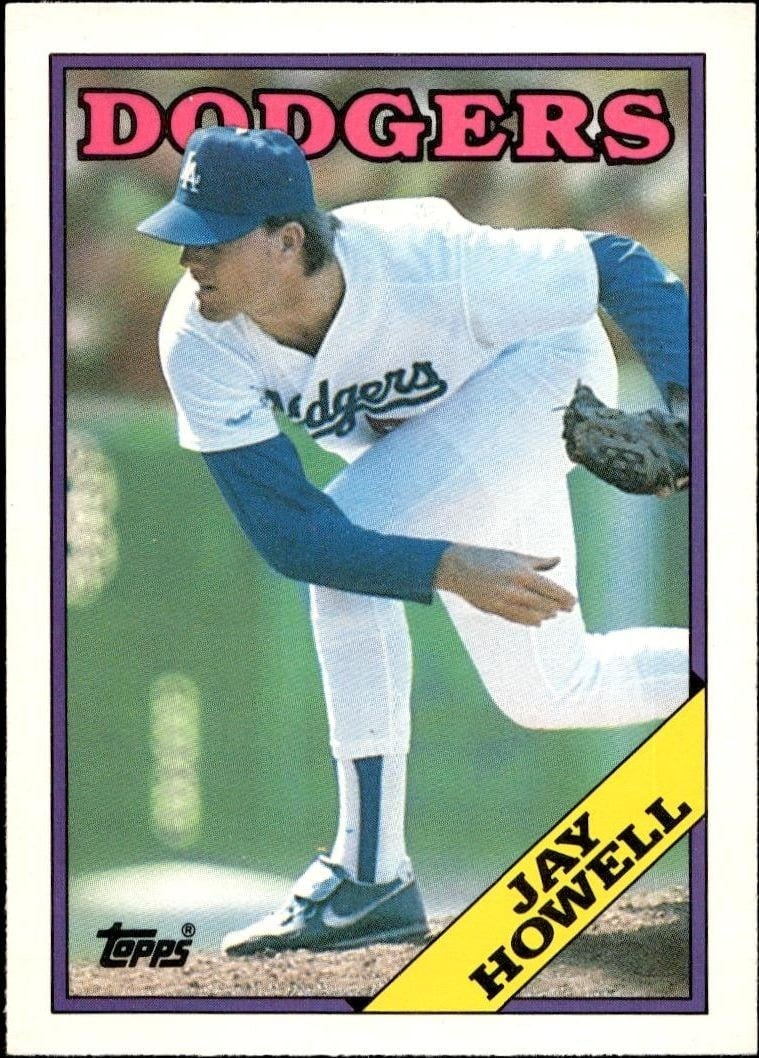 Jay Howell 1988 Topps Traded #52T Baseball Trading Card - Front 1988 Topps Traded Jay Howell #52T baseball trading card front