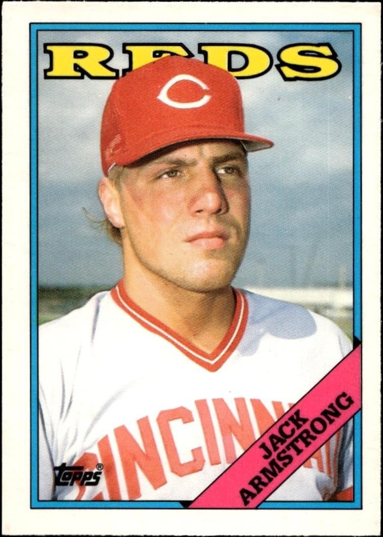 Jack Armstrong 1988 Topps Traded #6T Baseball Trading Card - Front 1988 Topps Traded Jack Armstrong #6T baseball trading card front