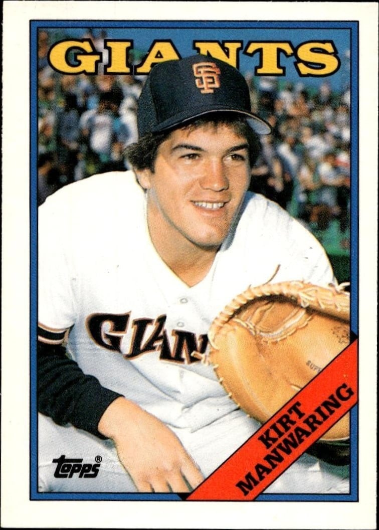 Kirt Manwaring 1988 Topps Traded #64T Baseball Trading Card - Front 1988 Topps Traded Kirt Manwaring #64T baseball trading card front