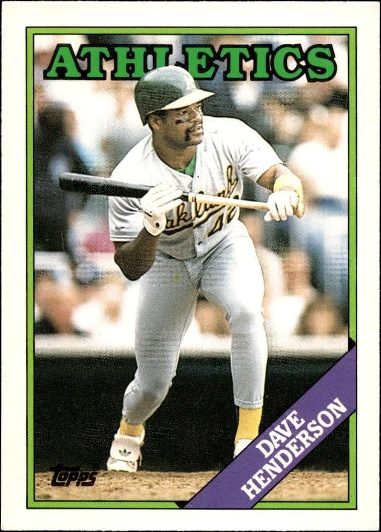 1988 Topps Traded Dave Henderson #48T trading card