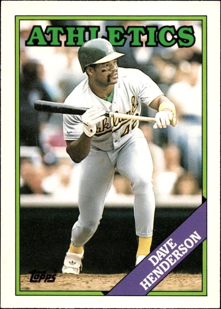 Dave Henderson 1988 Topps Traded #48T Baseball Trading Card - Front 1988 Topps Traded Dave Henderson #48T baseball trading card front
