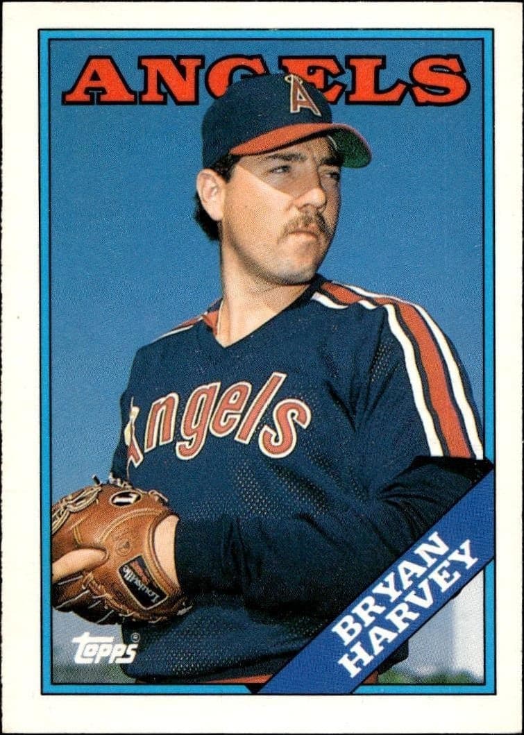 1988 Topps Traded Bryan Harvey #45T trading card