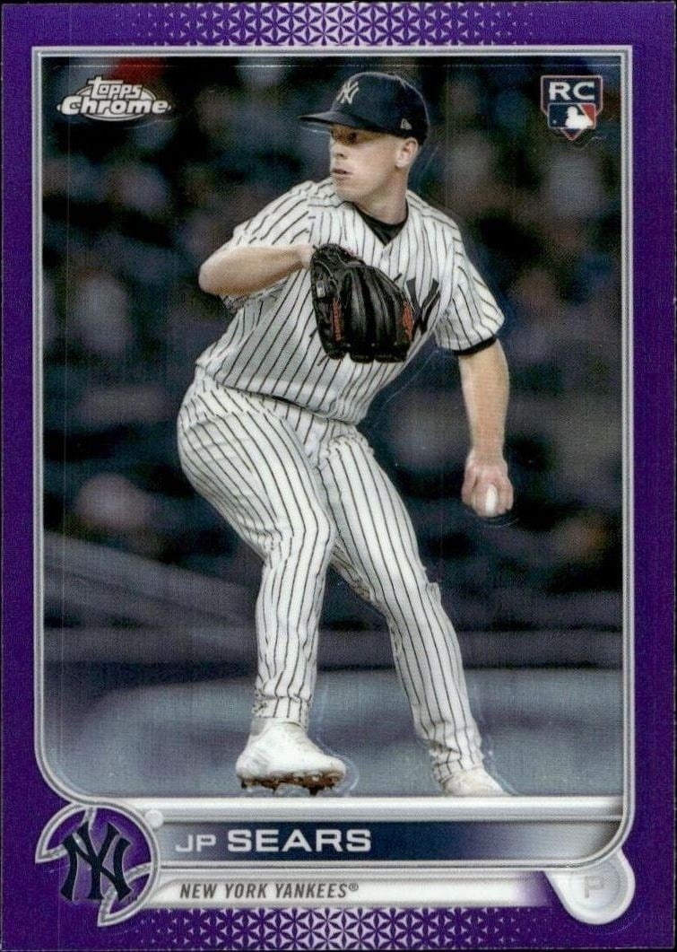 JP Sears 2022 Topps Chrome Update #USC110 Baseball Trading Card - Front 2022 Topps Chrome Update JP Sears #USC110 baseball trading card front