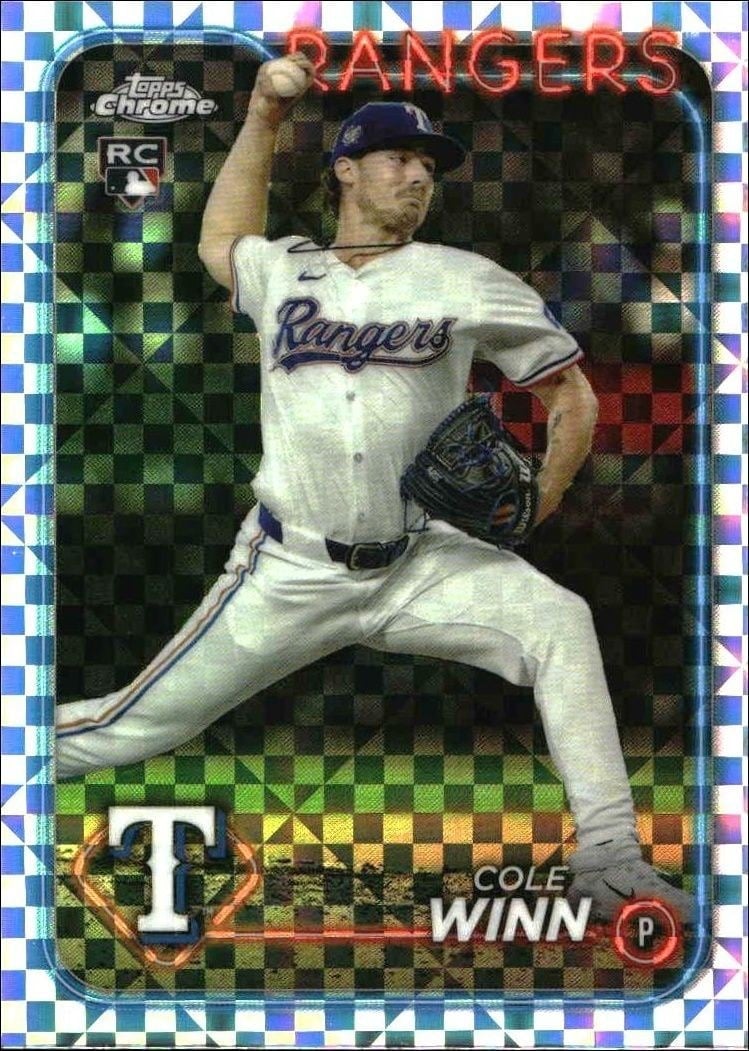 Cole Winn 2024 Topps Chrome Update Series #USC80 Baseball Trading Card - Front 2024 Topps Chrome Update Series Cole Winn #USC80 baseball trading card front