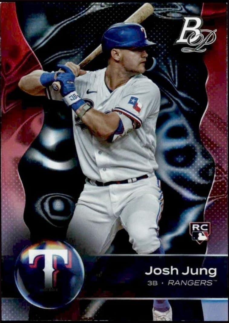 2023 Topps Bowman Platinum Josh Jung #1 trading card