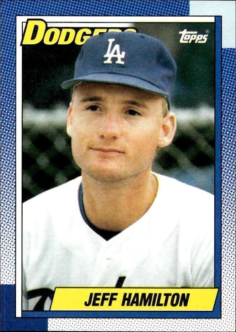 1990 Topps Jeff Hamilton #426 trading card