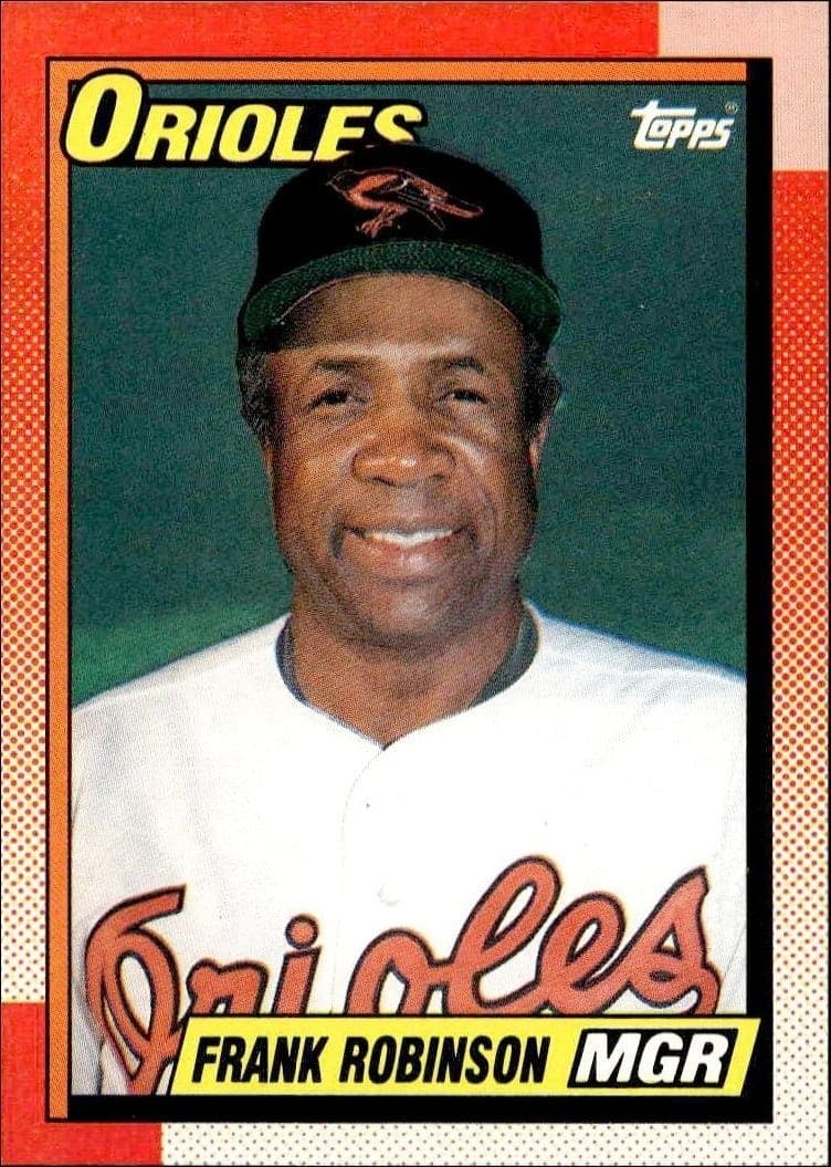 1990 Topps Frank Robinson #381 trading card