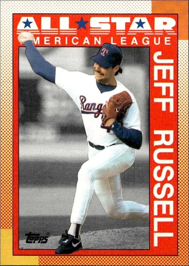 1990 Topps Jeff Russell #395 trading card